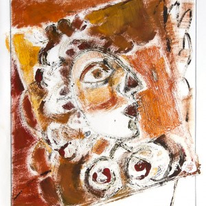 Fellow Traveler 4, oil, 26 x 33 cm