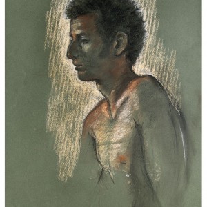 Someone Else, pastel, 48 x 63 cm