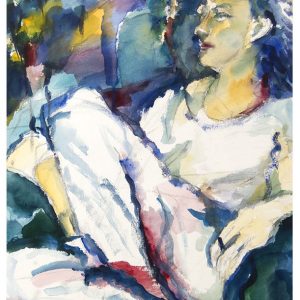 April, gouache, 55 x 79 cm