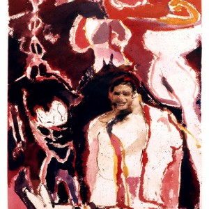 In My Father's House, gouache, 40 x 56 cm