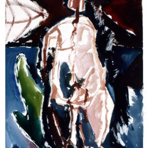 Modern Man 2, gouache, 56 x 76 cm