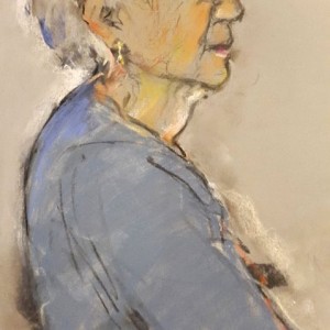 Ruth, pastel, 48 x 63 cm