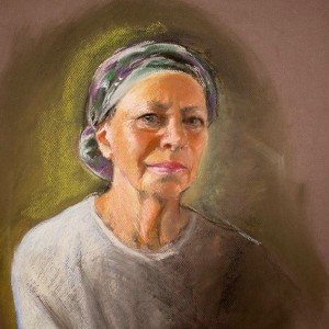 Portrait of a Friend, pastel, 48 x 63 cm