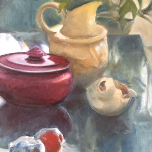 Still Life Reflections 2, oil, 40 x 50 cm