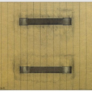 August, tape and ink, 25 x 30 cm