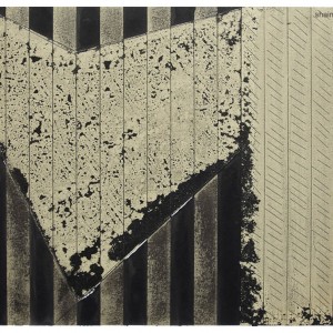 Concealed, tape and ink, 25 x 30 cm